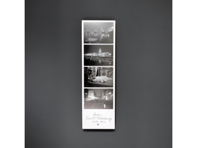 Книжная закладка "Фотоколлаж. Кунсткамера, ч/б"