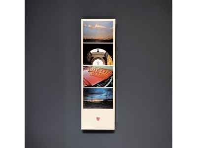 Книжная закладка "Фотоколлаж. Трамвай"