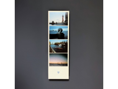 Закладка книжная "Фотоколлаж. Вантовый мост"