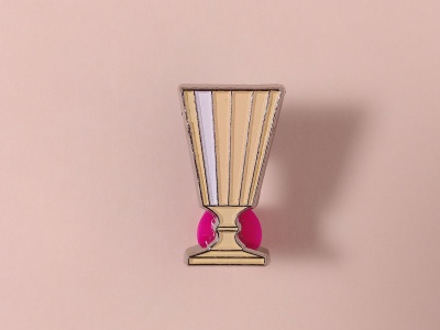 Значок металлический с эмалью «Рюмка»