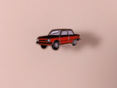 Значок металлический с эмалью «Запорожец»