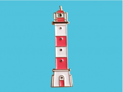 Значок эмалированный «Маяк Стирсудден»