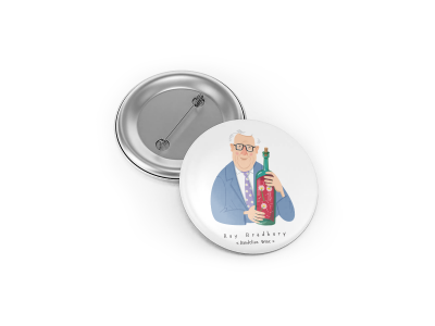 Значок круглый «Брэдбери»