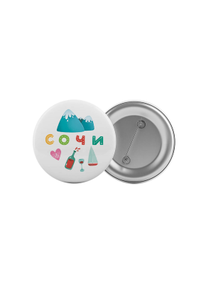 Значок «Сочи, горы и вино»
