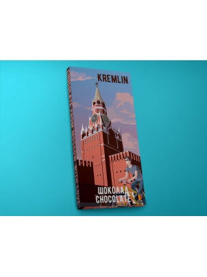 Шоколад молочный «Кремль. Поп-арт», 100гр
