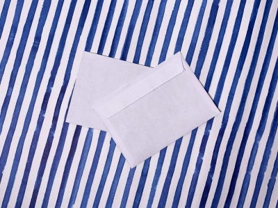 Конверт А6 белый с прямым клапаном и клеевым слоем