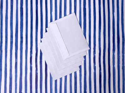 Набор белых конвертов А6. 5шт