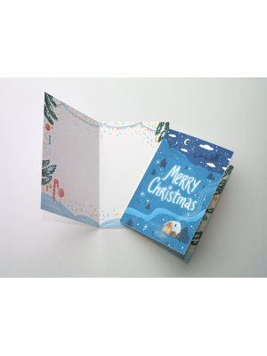 Открытка поздравительная - Merry Christmas
