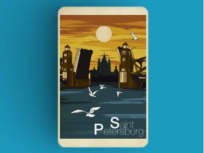 Магнит на холодильник «Смольный собор»