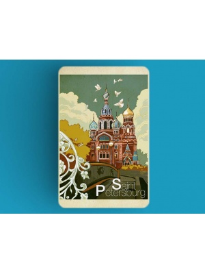 Магнит на холодильник «храм Спас на Крови»