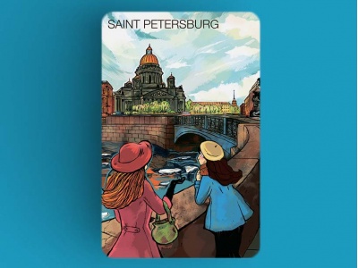 Магнит на холодильник «Исаакиевский собор», коллекция Романтический Петербург