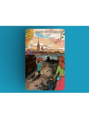 Магнит на холодильник «Петропавловская крепость», коллекция Романтический Петербург