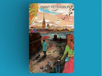 Магнит на холодильник «Петропавловская крепость», коллекция Романтический Петербург