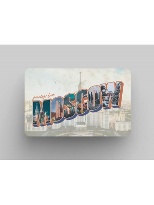 Магнит на холодильник «Moscow - МГУ»