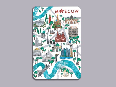 Магнит на холодильник «Парк Зарядье»