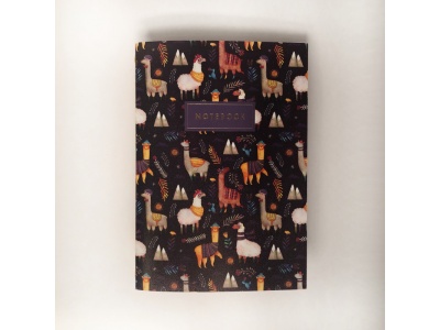 Тетрадь нелинованная «Lamas»