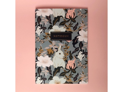 Тетрадь нелинованная «Rabbit»