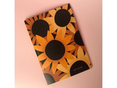 Тетрадь А5 нелинованная «Sunflower»