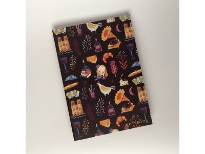 Тетрадь нелинованная «France» А5