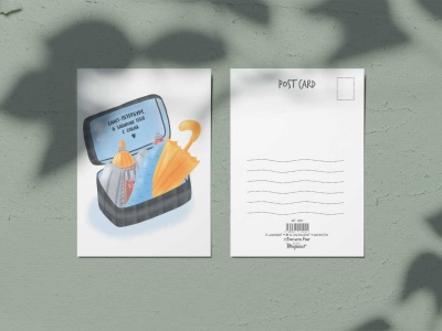 Почтовая открытка «Забираю с собой», Петербург