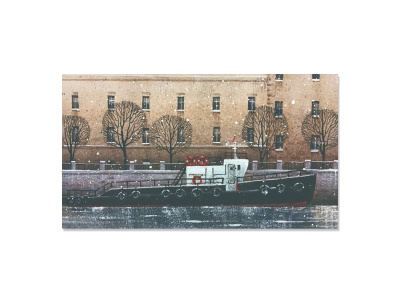 Открытка Буксир