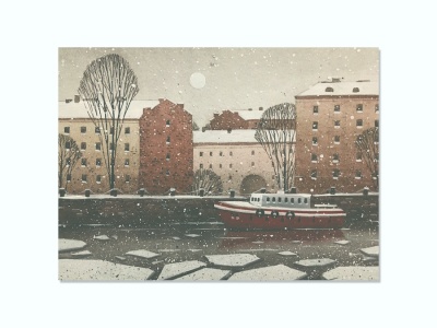 Открытка У Невы