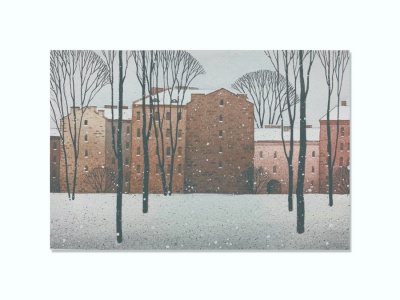 Открытка Зимний двор