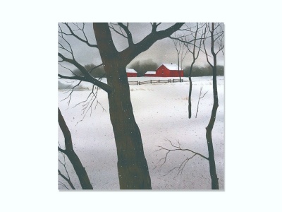 Открытка Зимняя прогулка