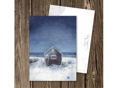 Почтовая открытка «У северного берега»