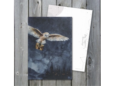 Почтовая открытка «Письмо из Хогвартса»