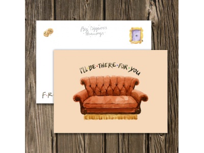 Почтовая открытка «Friends. I'll be there for you»