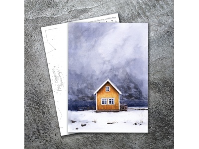 Почтовая открытка «Фьорд»