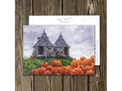 Почтовая открытка «Хижина Хагрида»