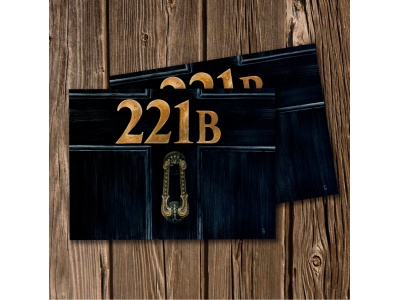 Почтовая открытка «Шерлок 221B»