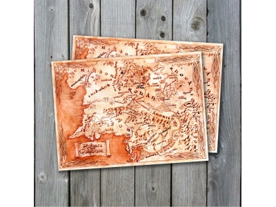 Почтовая открытка «Гондор и Рохан»