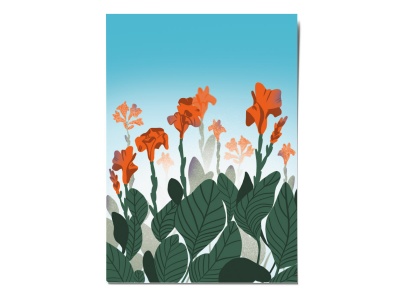 Открытка «Цветы Канны» , Вика Булкова