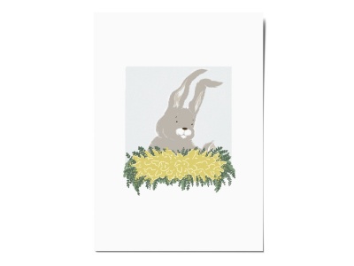 Открытка «Зайчик» , Вика Булкова