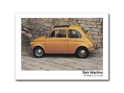 Открытка Ретро автомобиль