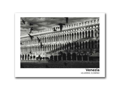 Открытка Площадь Святого Марка, Венеция