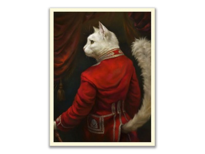 Открытка постер "Парадный костюм придворного камер-фурьера"