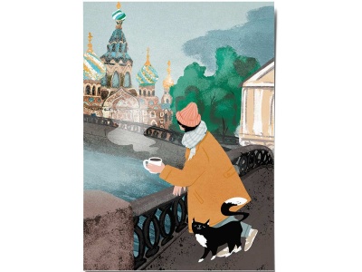 Открытка Дарья Ноксо «Возле Спаса»