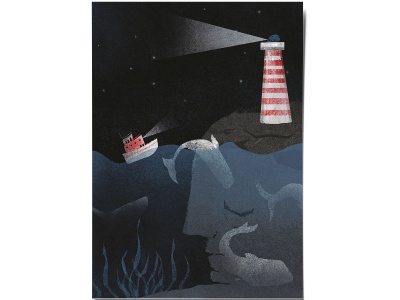 Открытка Дарья Ноксо «Свет маяка»