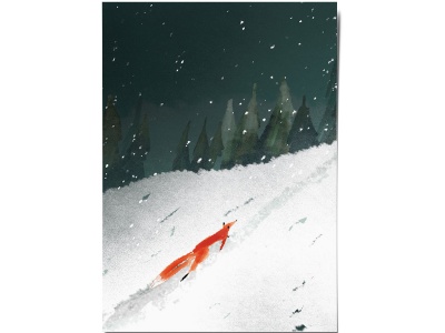 Открытка Дарья Ноксо «Лиса»