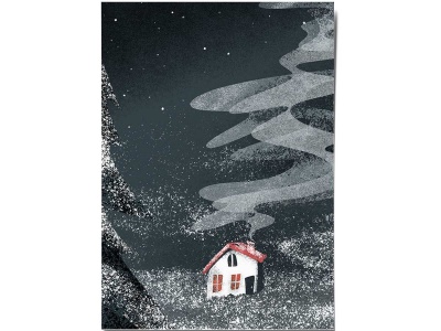 Открытка Дарья Ноксо «Ночной домик»