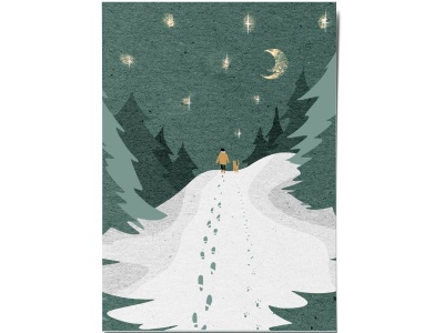 Открытка Дарья Ноксо «Лесная прогулка»