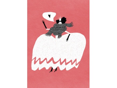 Открытка Дарья Ноксо «Королева шарфов»