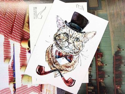 Почтовая открытка "Сэр Макс"