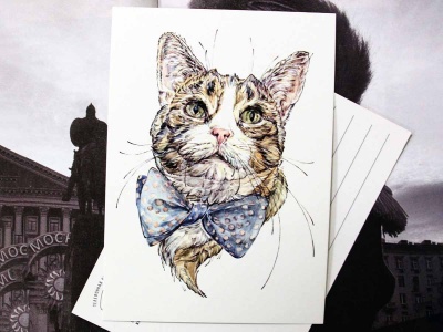 Почтовая открытка "Красавчик"