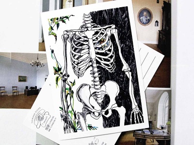 Почтовая открытка "Пена дней"