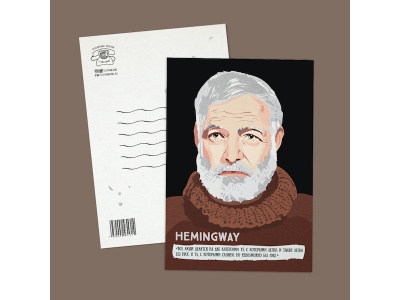 Почтовая открытка "Хемингуэй"